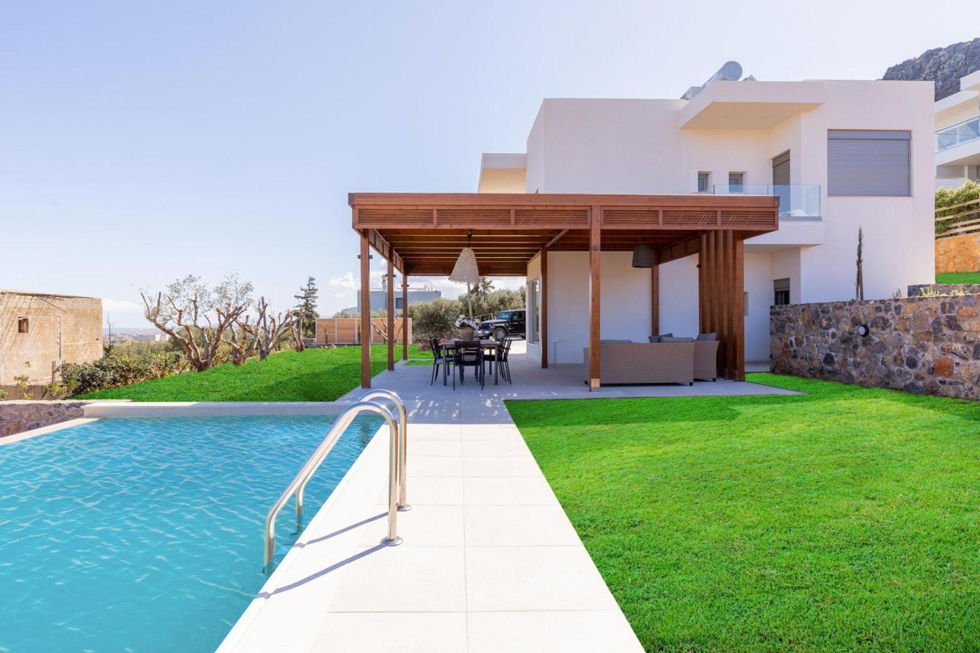 Luxury Villa U Kokkini Hani Esterno foto