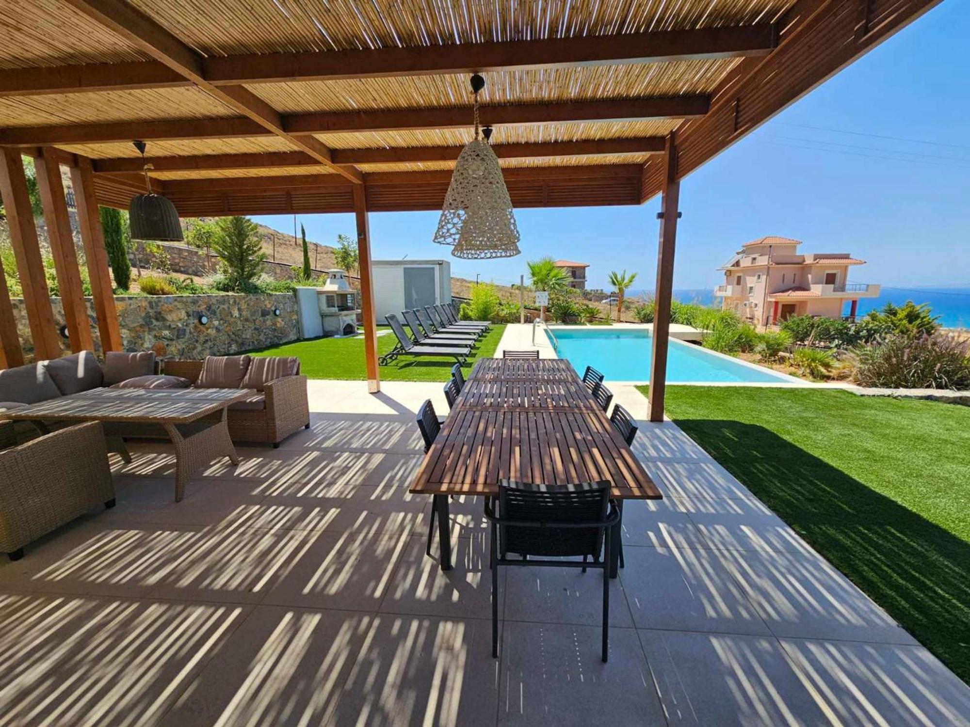 Luxury Villa U Kokkini Hani Esterno foto